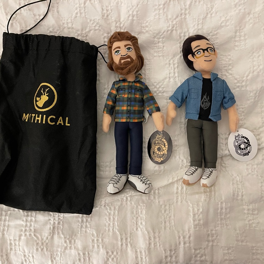 Mythical Society Rhett and Link plushies